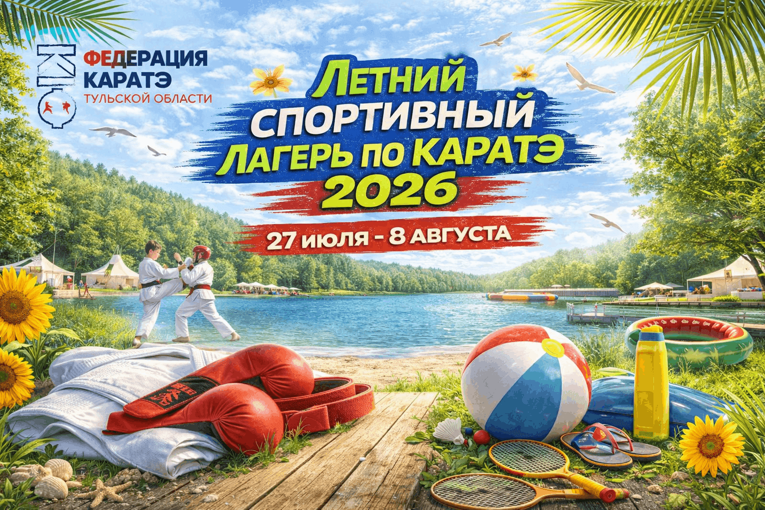 Летний спортивные лагерь по карате в Туле – Спортивные сборы 2026